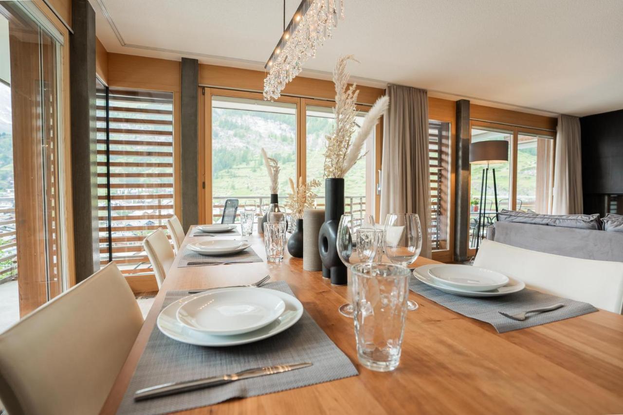Fantastic Panoramic View Home In Zermatt Buitenkant foto